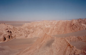 rugged desert, on the road out from San Pedro de Atacama