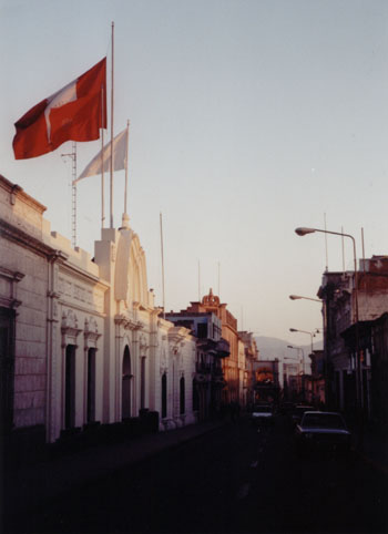 a street in Arequipa, Peru