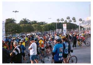 start line, City of Angels ride