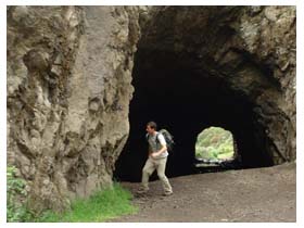bronson Caves, merely quarry tunnels