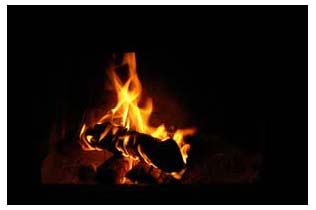 fireplace, by berto