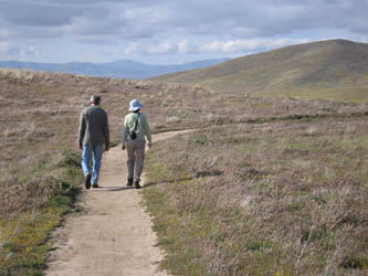 mom & dad walking