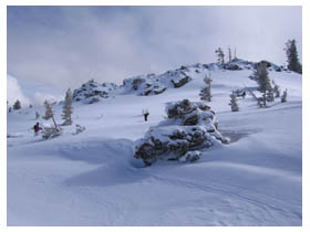 windswept snow