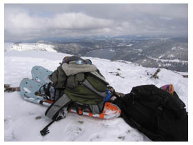 our gear at the summit