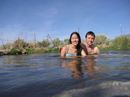 Keough hot springs, near Bishop