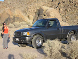 sunset in the Alabama Hills, near Lone Pine, California