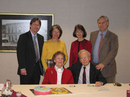 Peter Susan Robin Tom and Grandma & Grandpa on their 60th Anniversary