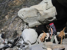 hiking up Santa Paula Canyon, Los Padres National Forest