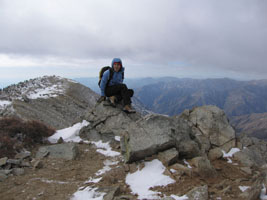 Kristin on Mt Baldy