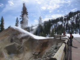 thermal vent in Lassen National Park