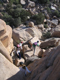 rough hiking, Joshua Tree