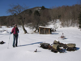 farm equipment under snow