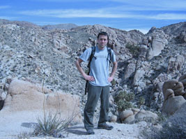me at the Lost Palms Oasis, Joshua Tree