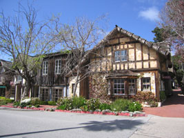 street scene in Carmel by the Sea