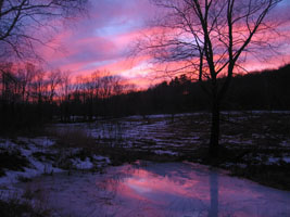 home in Massachusetts for Christmas