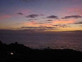 sunset at Timber Cove