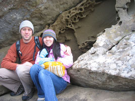 Joy and me at Timber Cove, by Joy