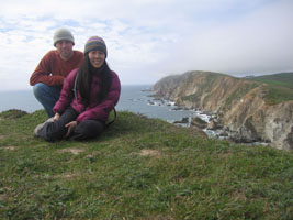 Joy and me at Pt Reyes