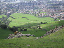 the Mission Peak trail