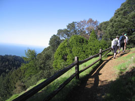 starting out on the trail