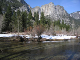 Merced River and Yosemite Falls