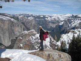 me at Dewey Point, by Joy