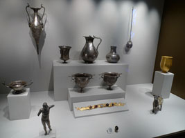 antiquities at the getty villa, malibu