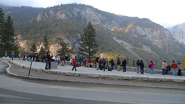 photographers at sundown