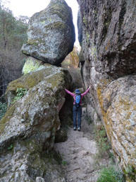 hiking into Pinnacles from the west side