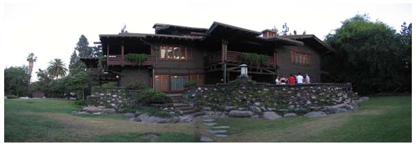 Gamble House back patio