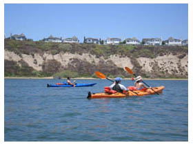 paddling in the reserve