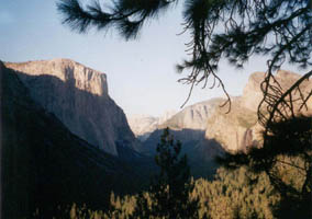 Yosemite Valley at sundown