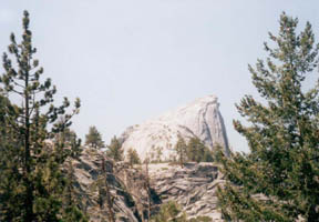 East side of Half Dome