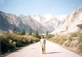 rugged mountains near the trailhead