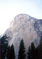 El Cap at sundown