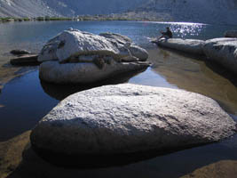 climbing Army Pass, Cottonwood Lakes