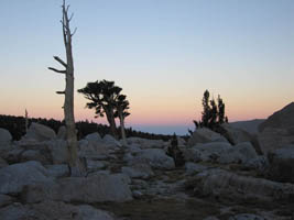 climbing Army Pass, Cottonwood Lakes