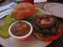 Mount Whitney Restaurant burger