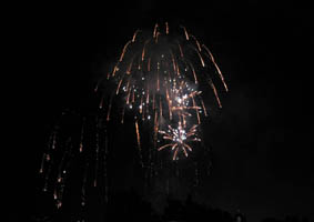 forth of july fireworks, rose bowl