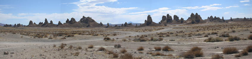 Trona Pinnacles - tufa formations