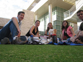 James Stephanie Stacy Rachel me at the Getty