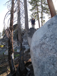 Beckett on boulders