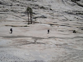 granite basin below Many Islands
Lake