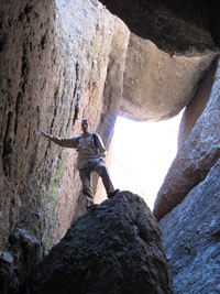 Mike in the canyon. by Joy