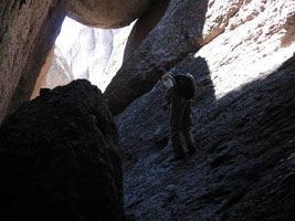 Mike in the canyon. by Joy