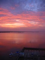 Clear Lake sunset - photo by haggart