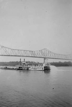 A Stern Wheeler.