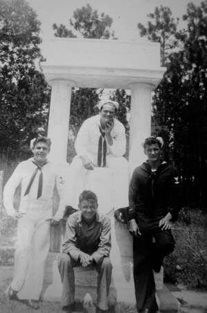 With Sailors, on the Road to Pensacola, FL.