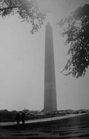 The Washington Monument.