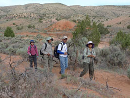 beginning of the hike